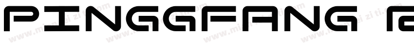 pinggfang regular字体转换